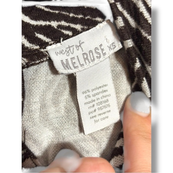 Chic Dark Brown and White Zebra Pattern  Cutout Back and Sides Long Sleeve Dress - Picture 8 of 16